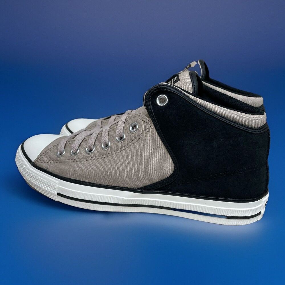 Converse CTAS High Street Mid Top Men's Size 10 Sneakers Papyrus/Black A14294C - Picture 4 of 9
